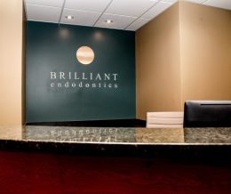 front desk at brilliant endodontics practice