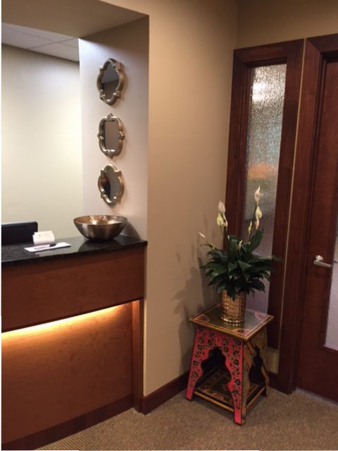 Reception area, {PRACTICE_NAME} office in Libertyville